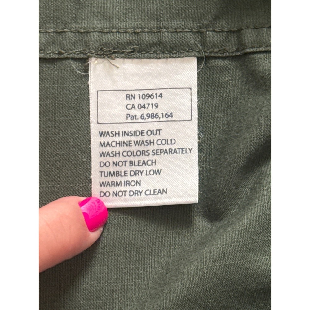 5.11 Tactical Series Mens L Ripstop Short Sleeve Button Down Shirt Olive 71175 - Picture 2 of 9